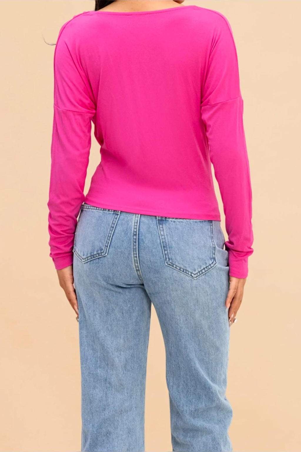 Top Alana du 36 au 40 fuchsia - vue 4