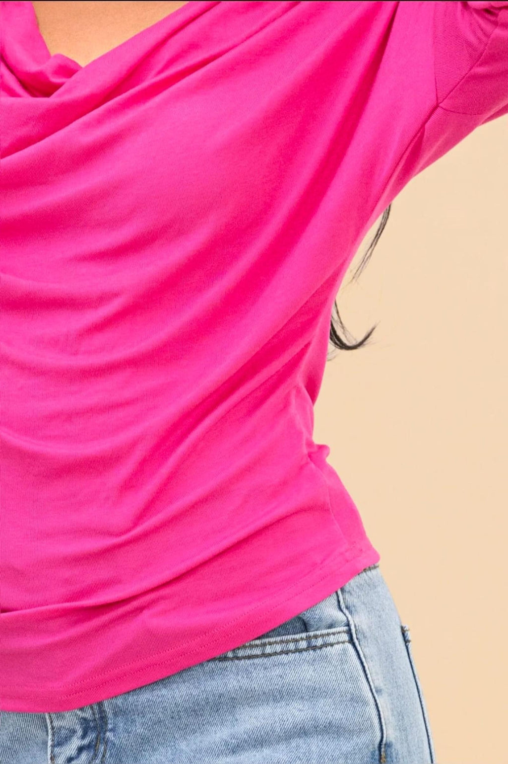 Top Alana du 36 au 40 fuchsia - vue 5