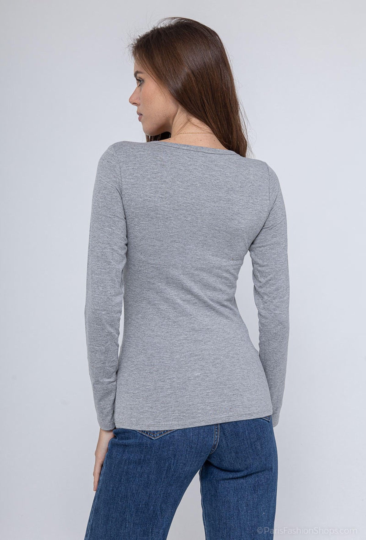 Top Baïa Taille Unique Gris - vue 5