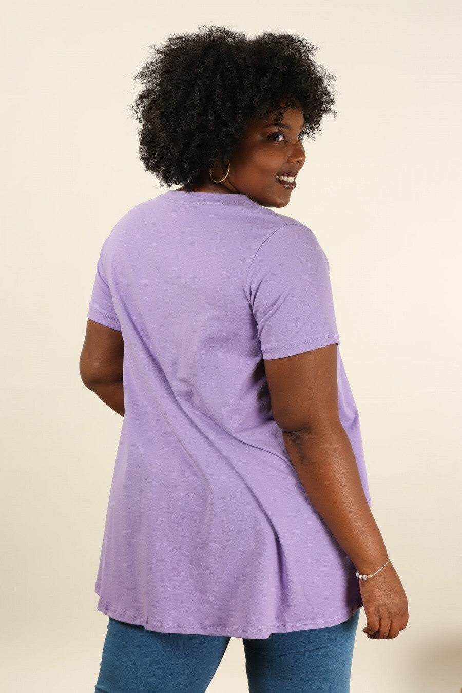 Top en coton à motif chat pailleté Modèle Ravenne - vue 9