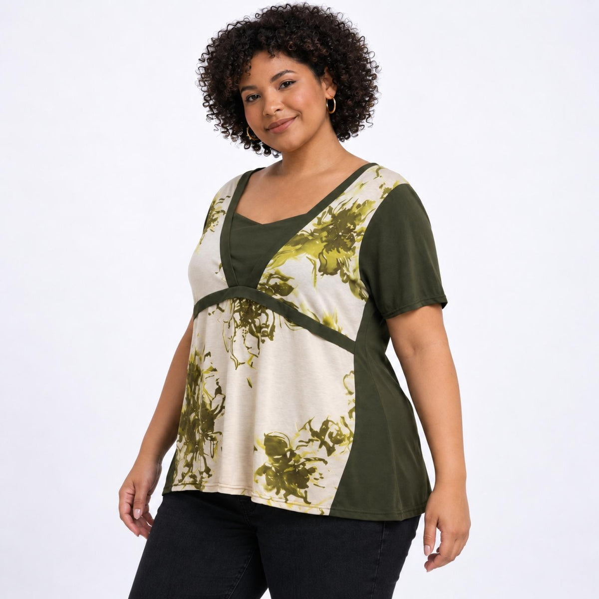 Top femme fleuri Modèle Maria - vue 2