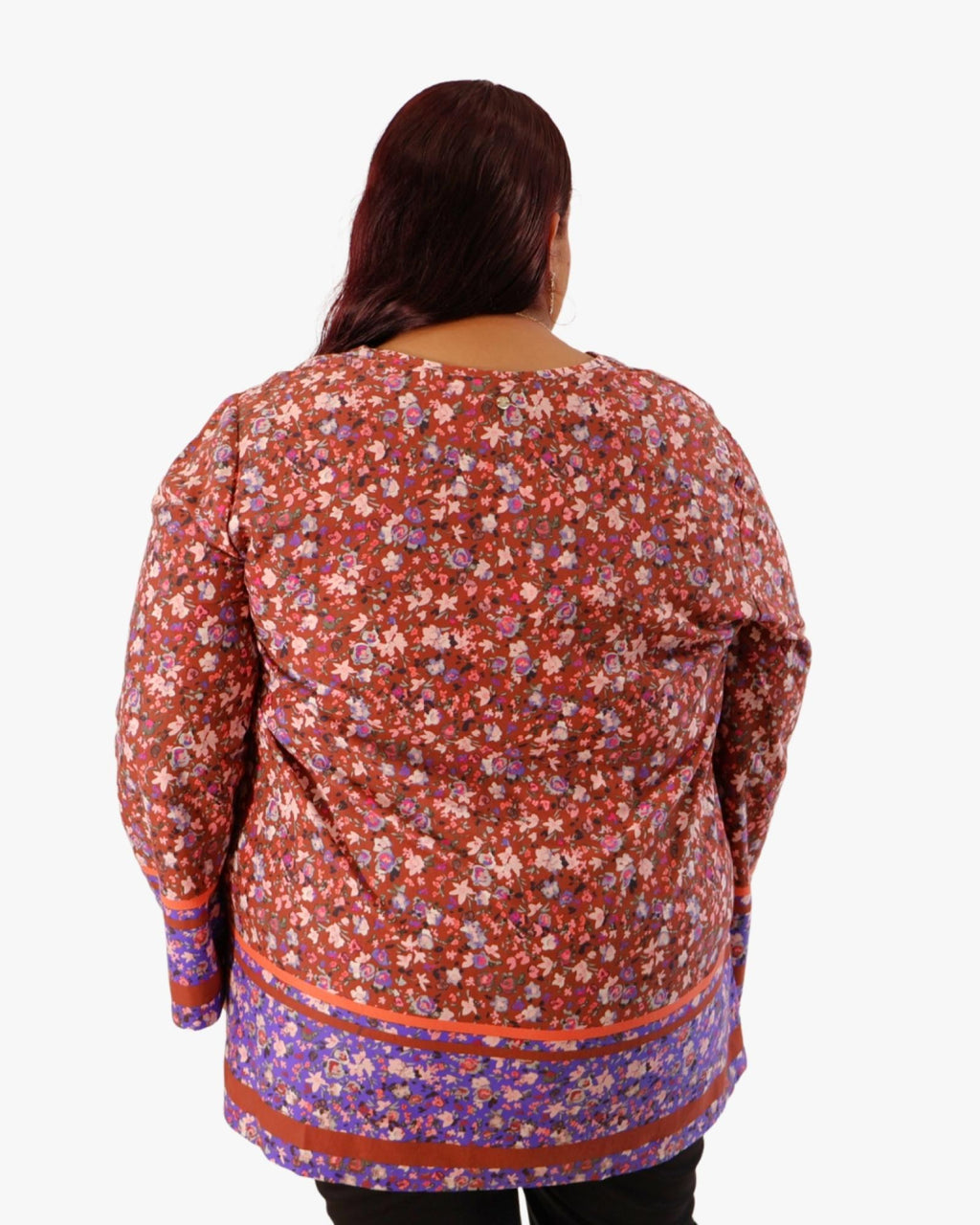 Top femme grandes tailles fleuri Modèle Fluence - Sheego - vue 2