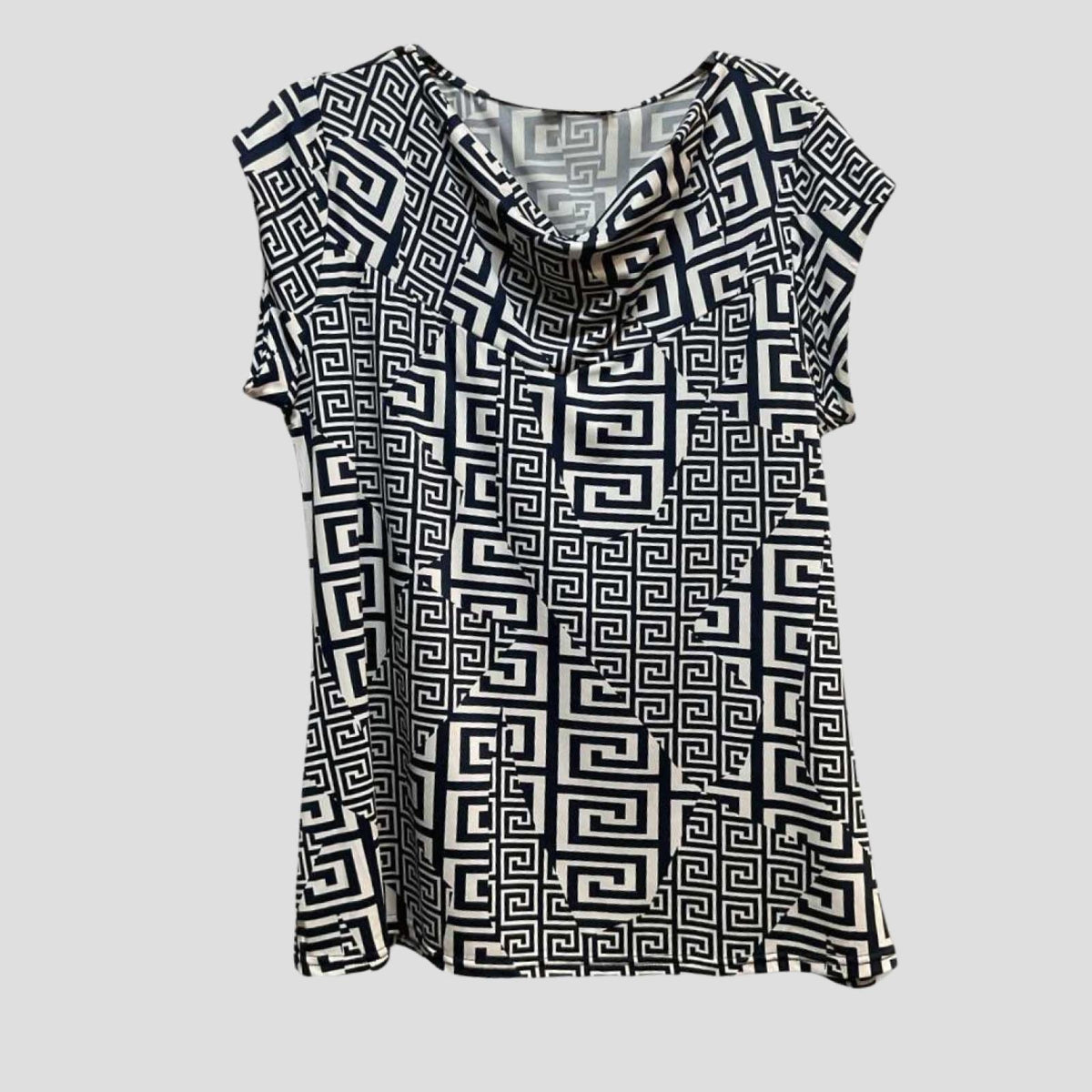 Top femme grandes tailles graphique Modèle Labyrinthe Urbain - Santa Mode - vue 2
