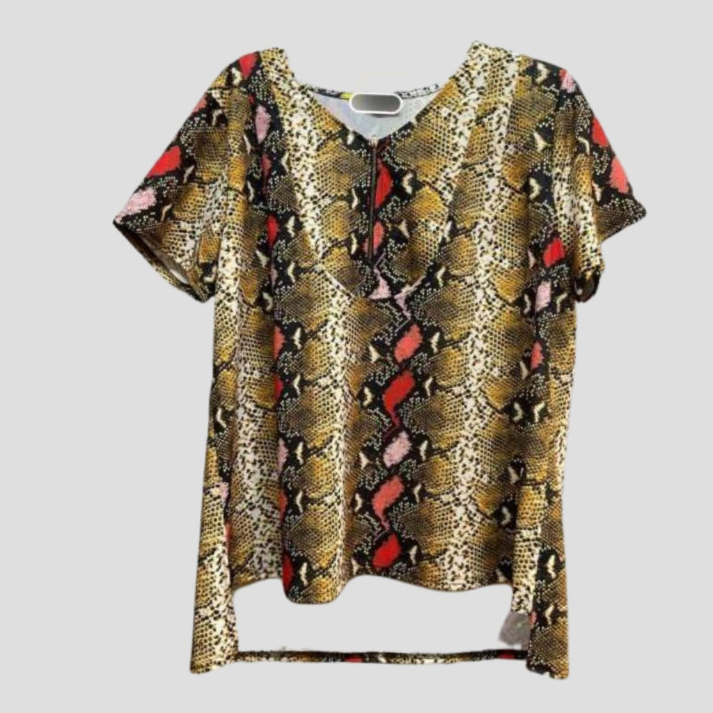 Top femme grandes tailles serpent doré Modèle Serpent - vue 2