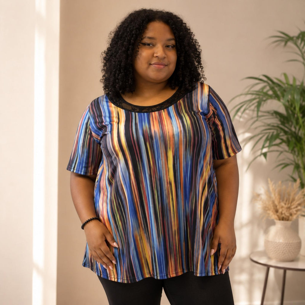 Top femme imprimé coloré Modèle Brighton - Edmond Boublil