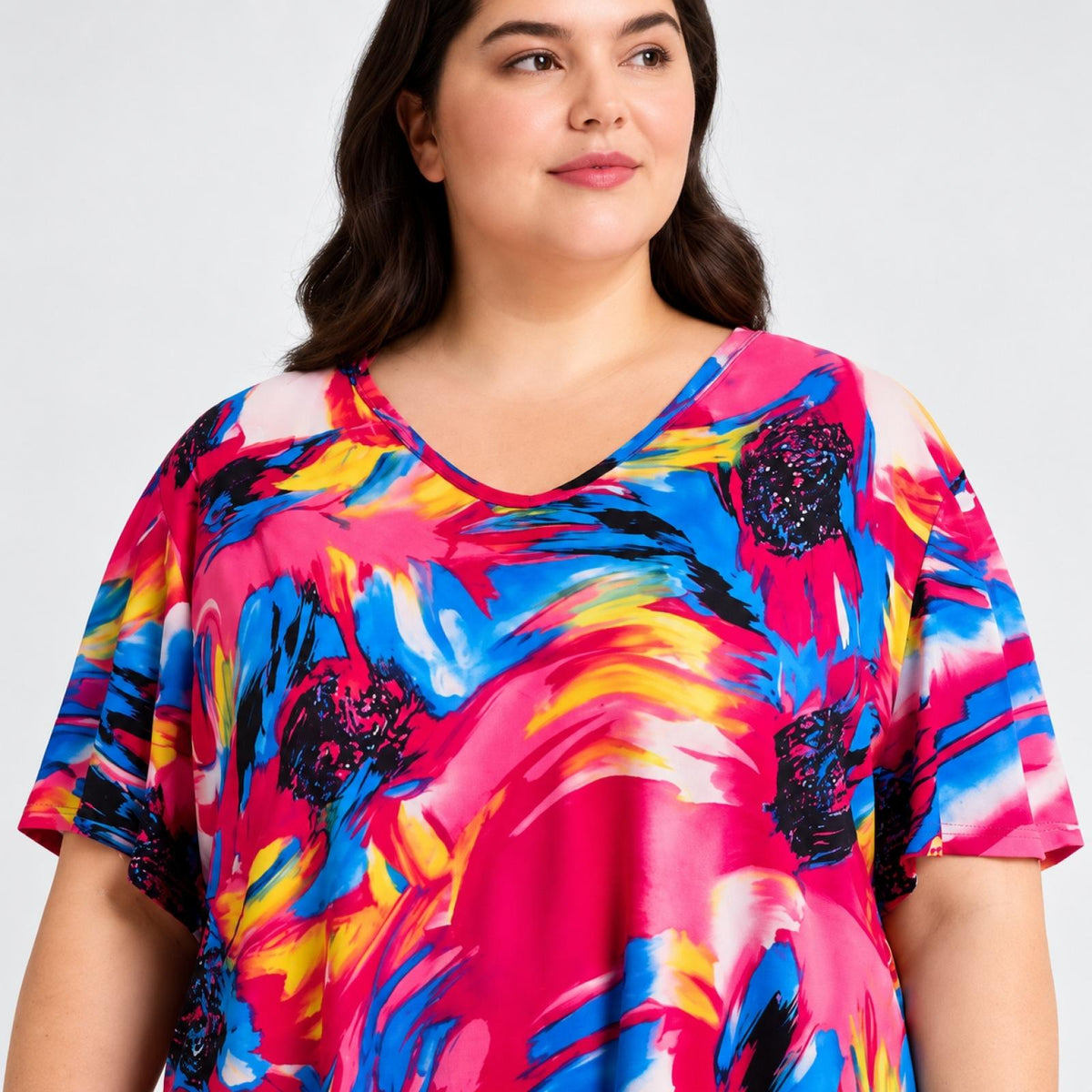 Top femme multicolore Modèle Nayessa - vue 2