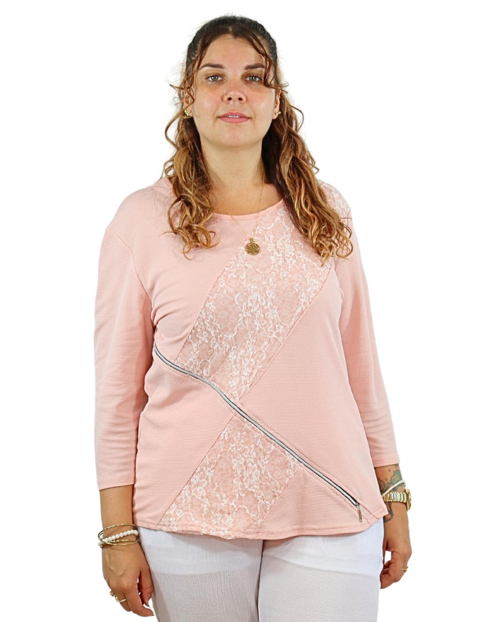 Top grandes tailles dentelle Modèle Rayana - Santa Mode