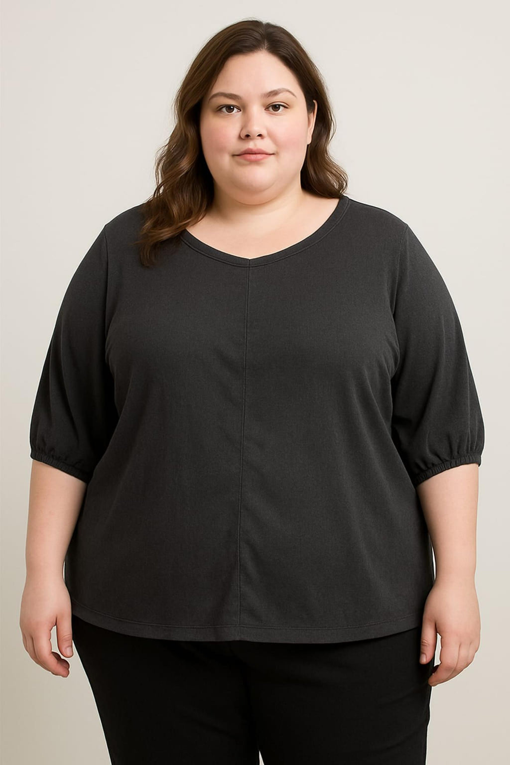 Top grandes tailles noir Modèle Naya - Sheego
