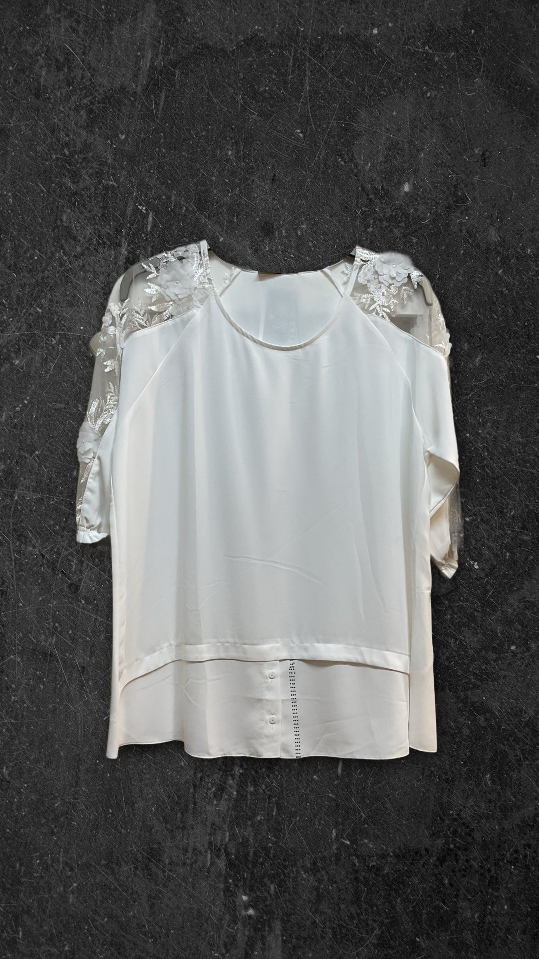Top grandes tailles voilage Modèle Farah - Santa Mode - vue 2