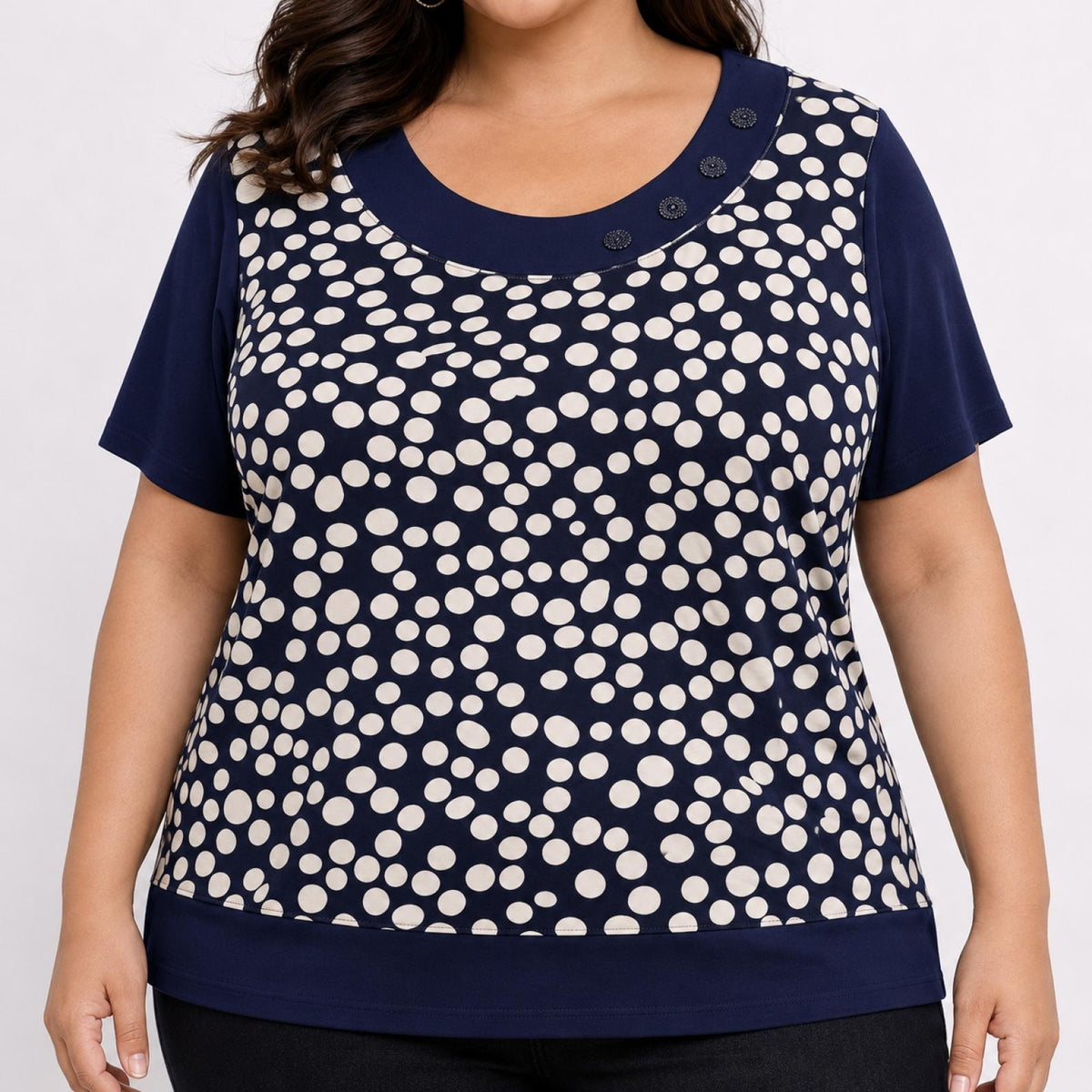 Top Martika Bleu Marine Taille M-L / L-XL - vue 2