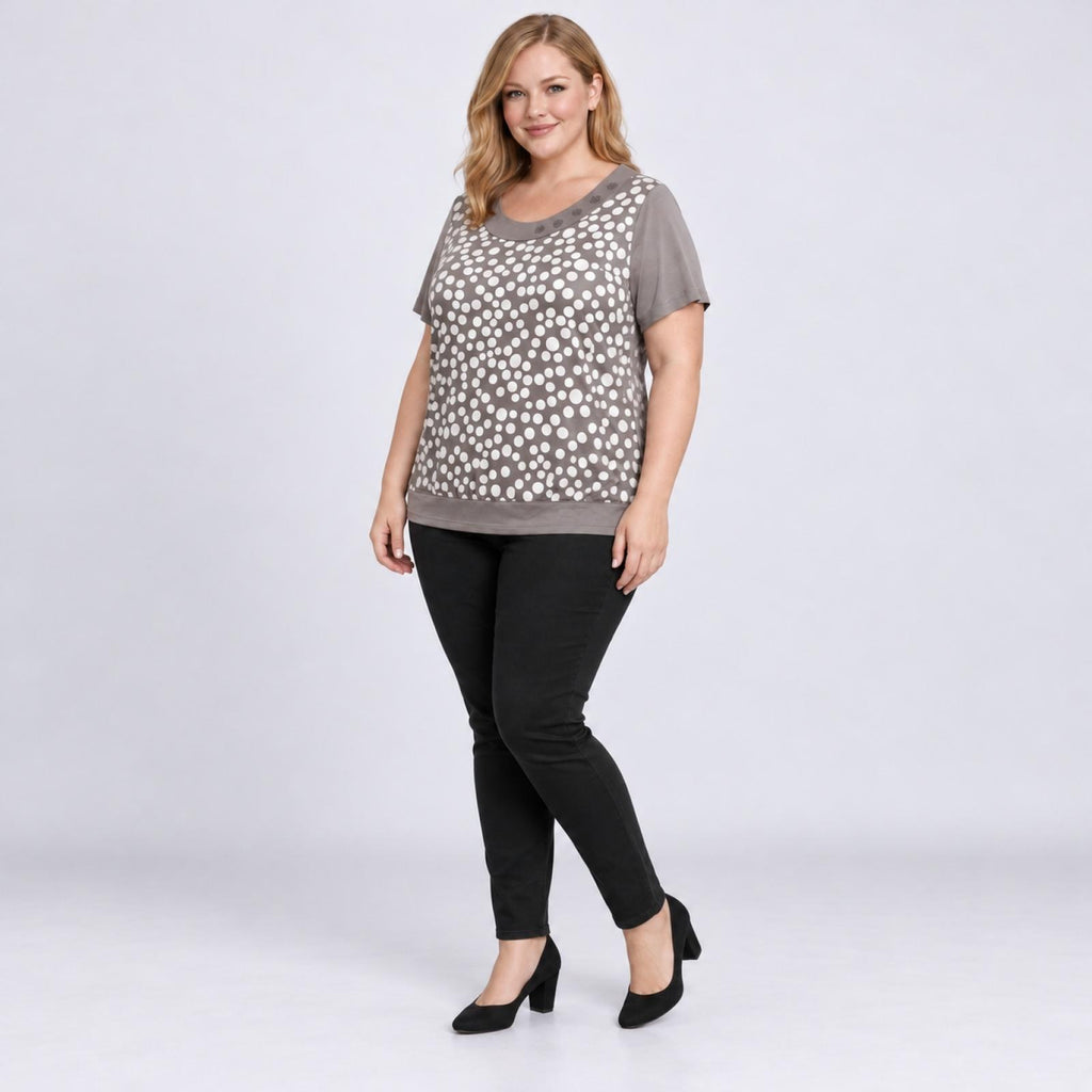 Top Martika Gris Taille L-XL - vue 3