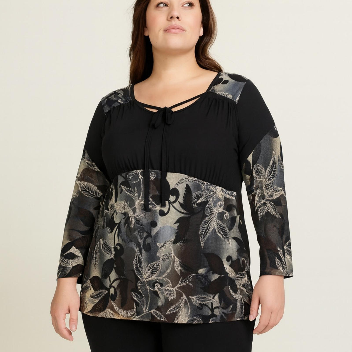 Tunique femme feuillage Modèle Malina