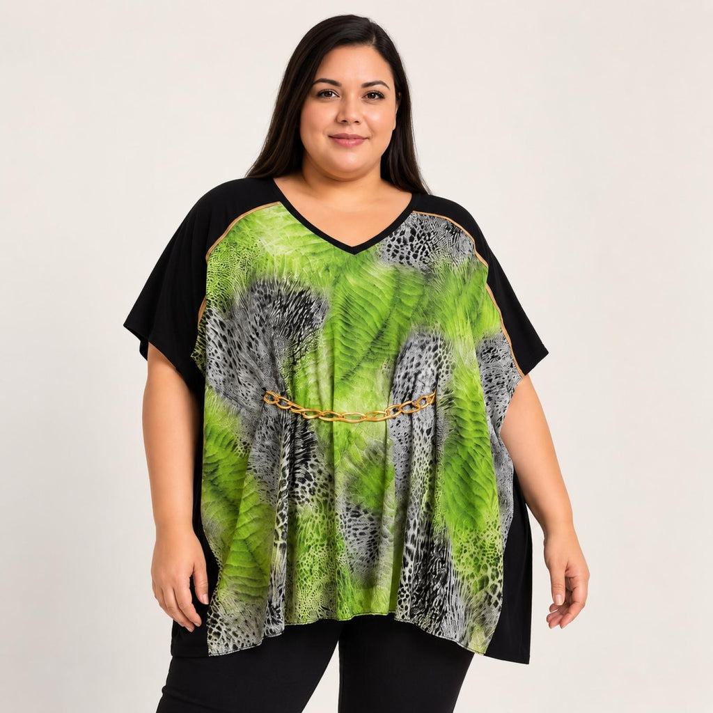 Tunique femme imprimé animalier Modèle Savannah