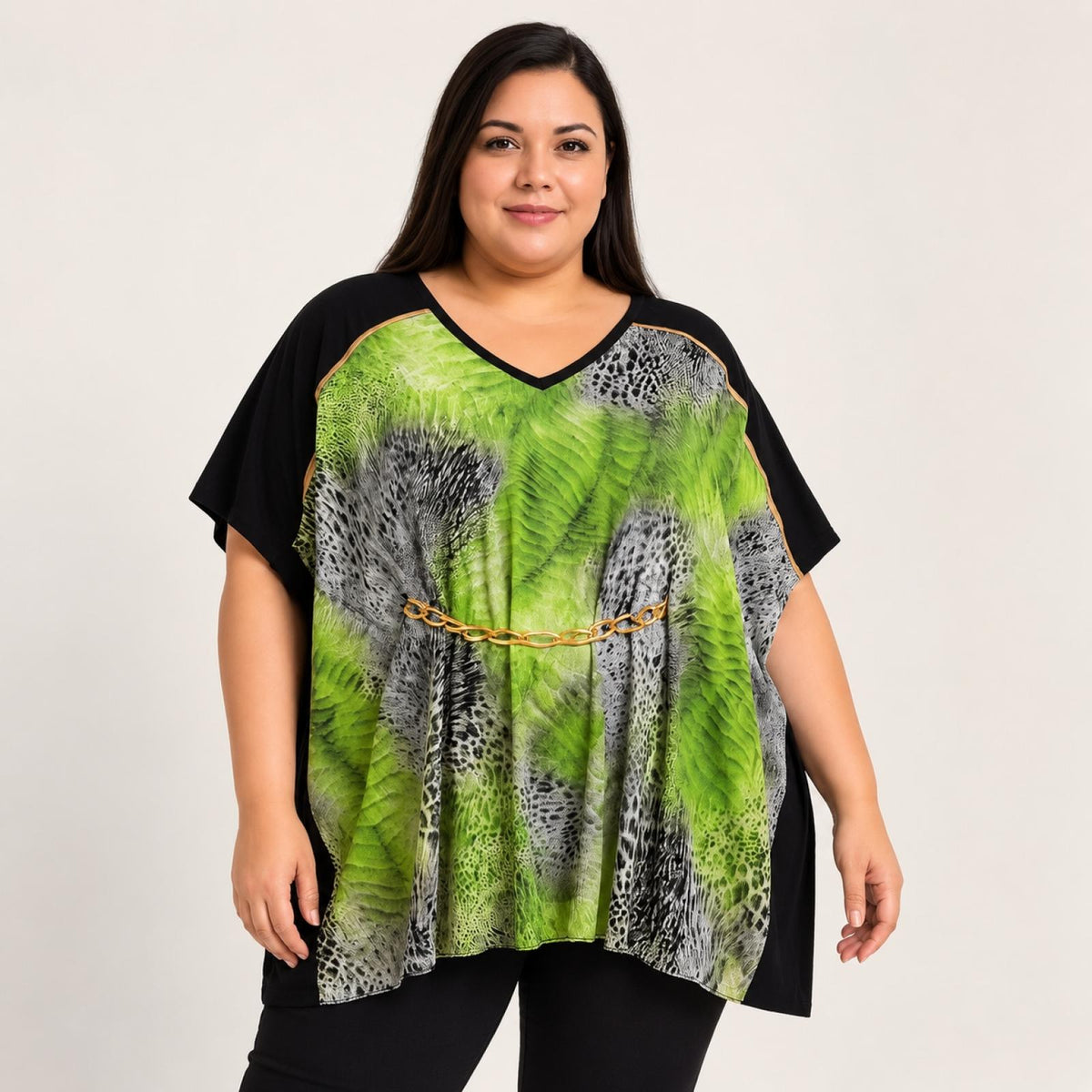 Tunique femme imprimé animalier Modèle Savannah