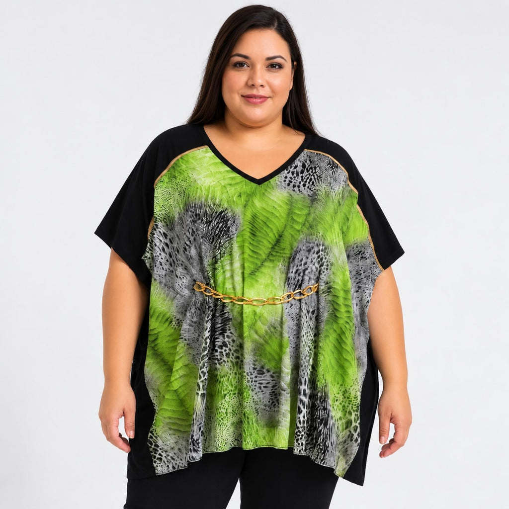 Tunique femme imprimé animalier Modèle Savannah - vue 4