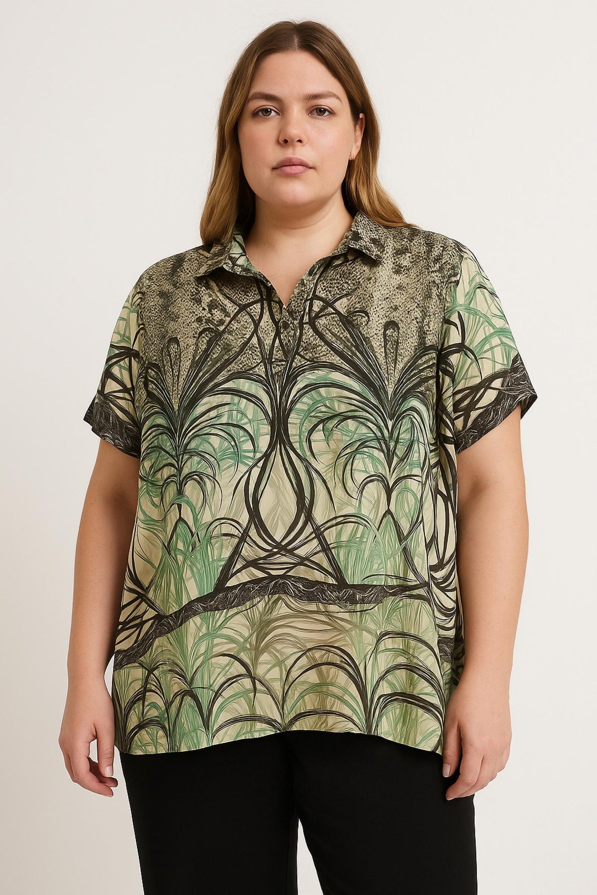 Tunique femme imprimé jungle Modèle Zorana