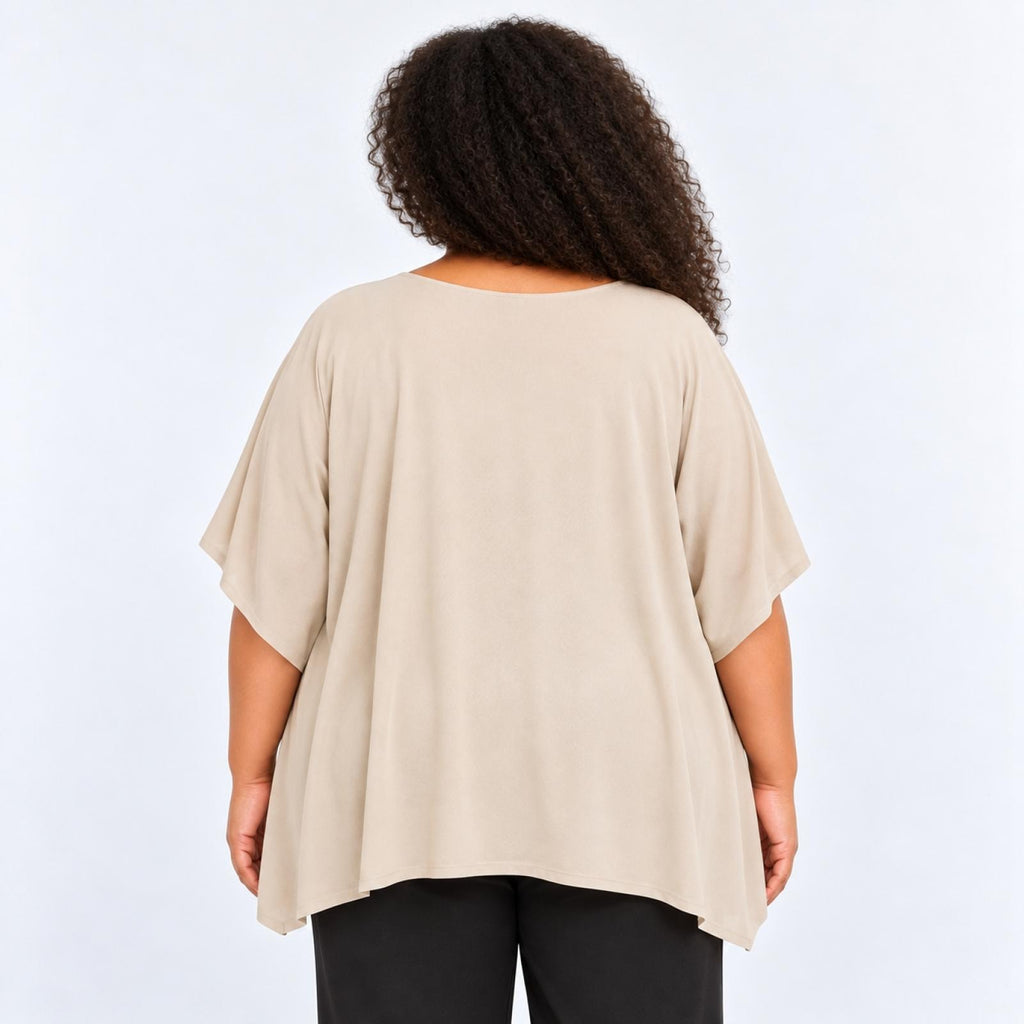 Tunique femme imprimé tropical Modèle Isandra - vue 4