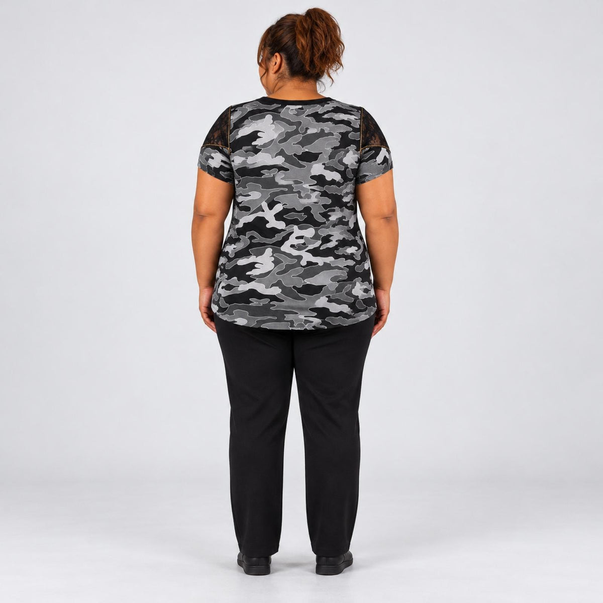 Tunique grandes tailles camouflage Modèle Leeds - vue 3