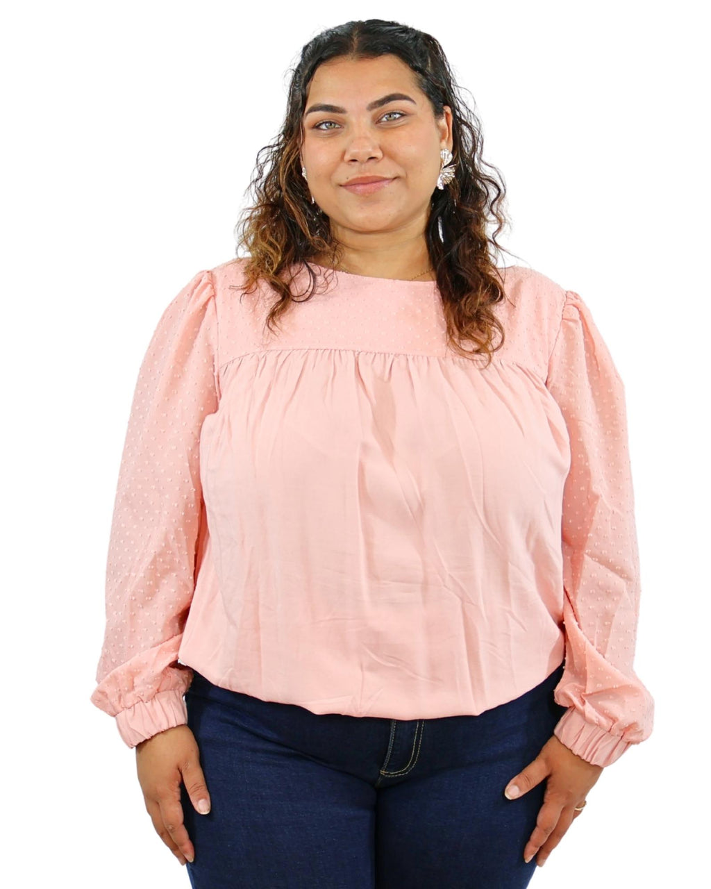 Tunique rose poudré Modèle Mirabel - Sheego