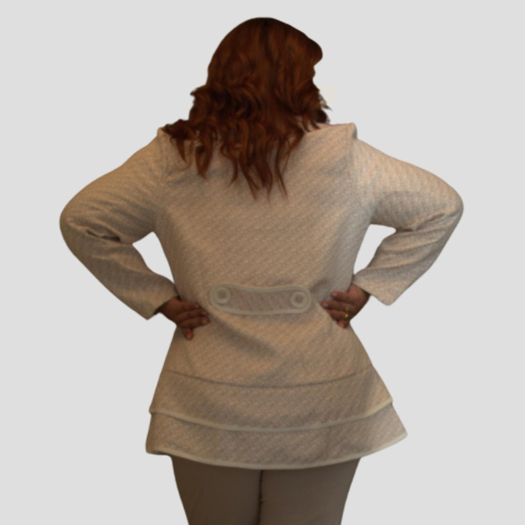 Veste femme beige Modèle Pamela - vue 3