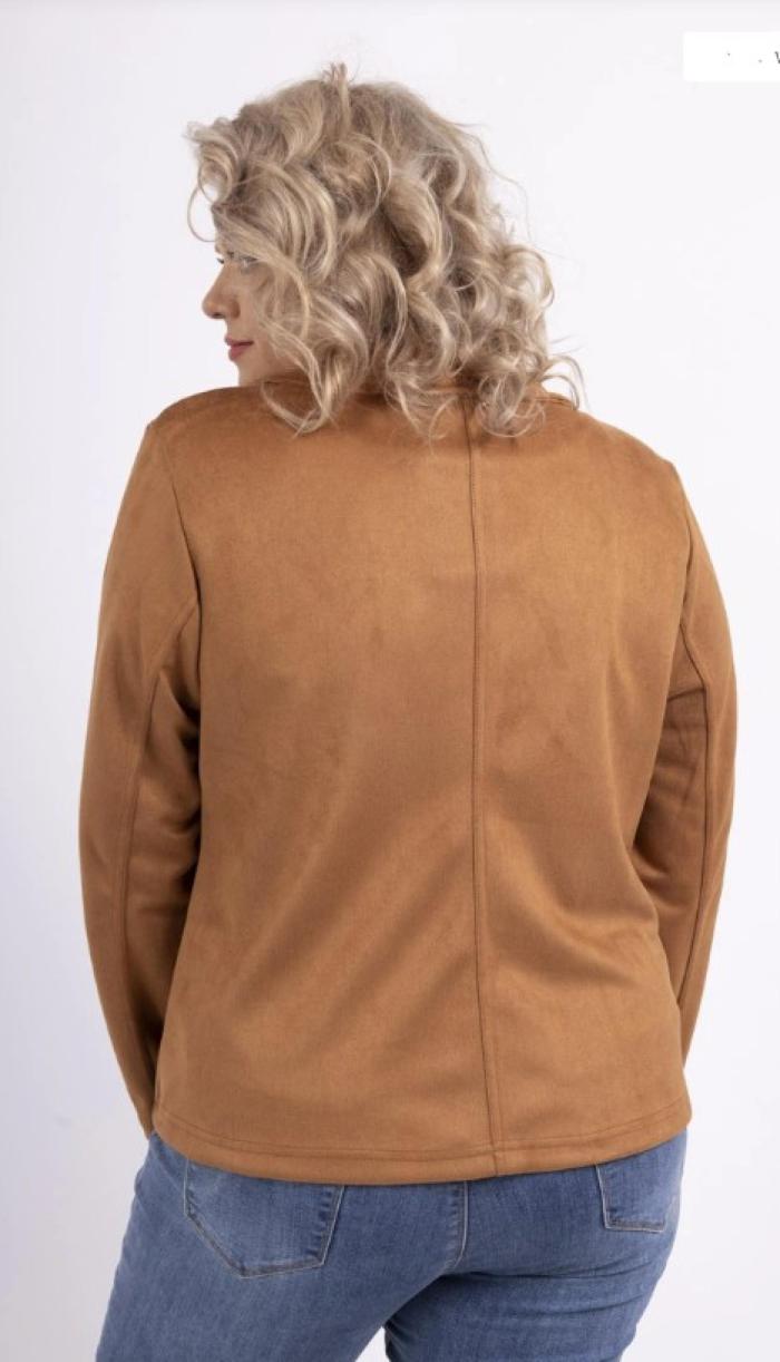 Veste PERFECTO camel du 46 au 56 - vue 4